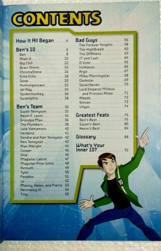 INDIA PRINT CN BEN10 ULTIMATE ALIEN & ALIEN FORCE GUIDE BOOK SET OF TWO 2009 - Bild 8 von 10