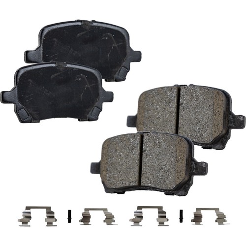 Front & Rear Brake Pads Set for Chevy Chevrolet Malibu Pontiac G6 G5 Saturn Aura - Picture 11 of 12