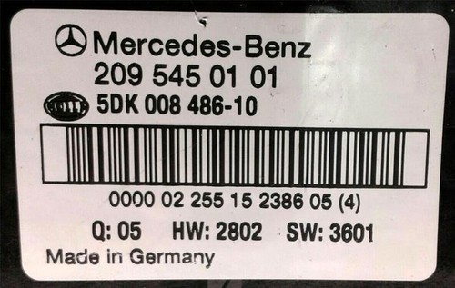 ENGINE ECU MERCEDES C-CLASS W203 03-07 C270 CDI ELEGANCE SE 2685D OM612.962 - Picture 12 of 12