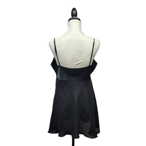 Victoria Secret Vintage Y2K Dessous Babydoll Negligee schwarz Größe L - Bild 3 von 10