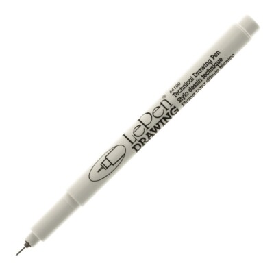 4100-0.03 Marvy LePen Technical Drawing Marker Pen, 0.03mm, Black Ink, 1 Each