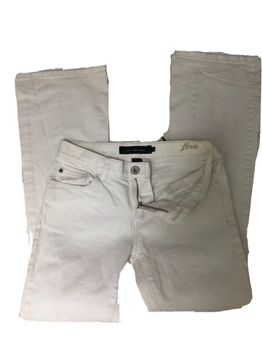 JEAN BLANC CALVIN KLEIN JEAN TAILLE 2 SOIT FR officiel 36 MODELE FLARE SUPER ETAT