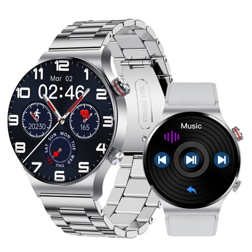 Smart Watch for Men 1.28" HD Screen Heart Rate NFC Fitness Tracker Waterproof - Picture 13 of 13