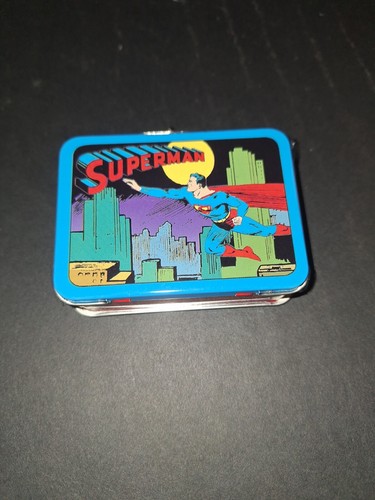 1998 Hallmark Keepsake "SUPERMAN LUNCHBOX" Commemorative Christmas Ornament MIB - Picture 2 of 4