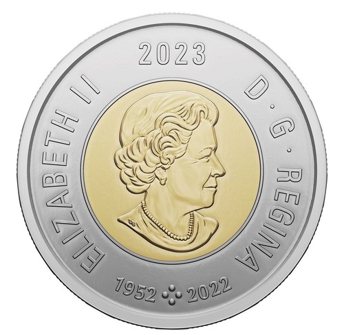 Canada 2023 $2 Color & Non-color the Jean Paul Riopelle Toonie Coin - Picture 2 of 2