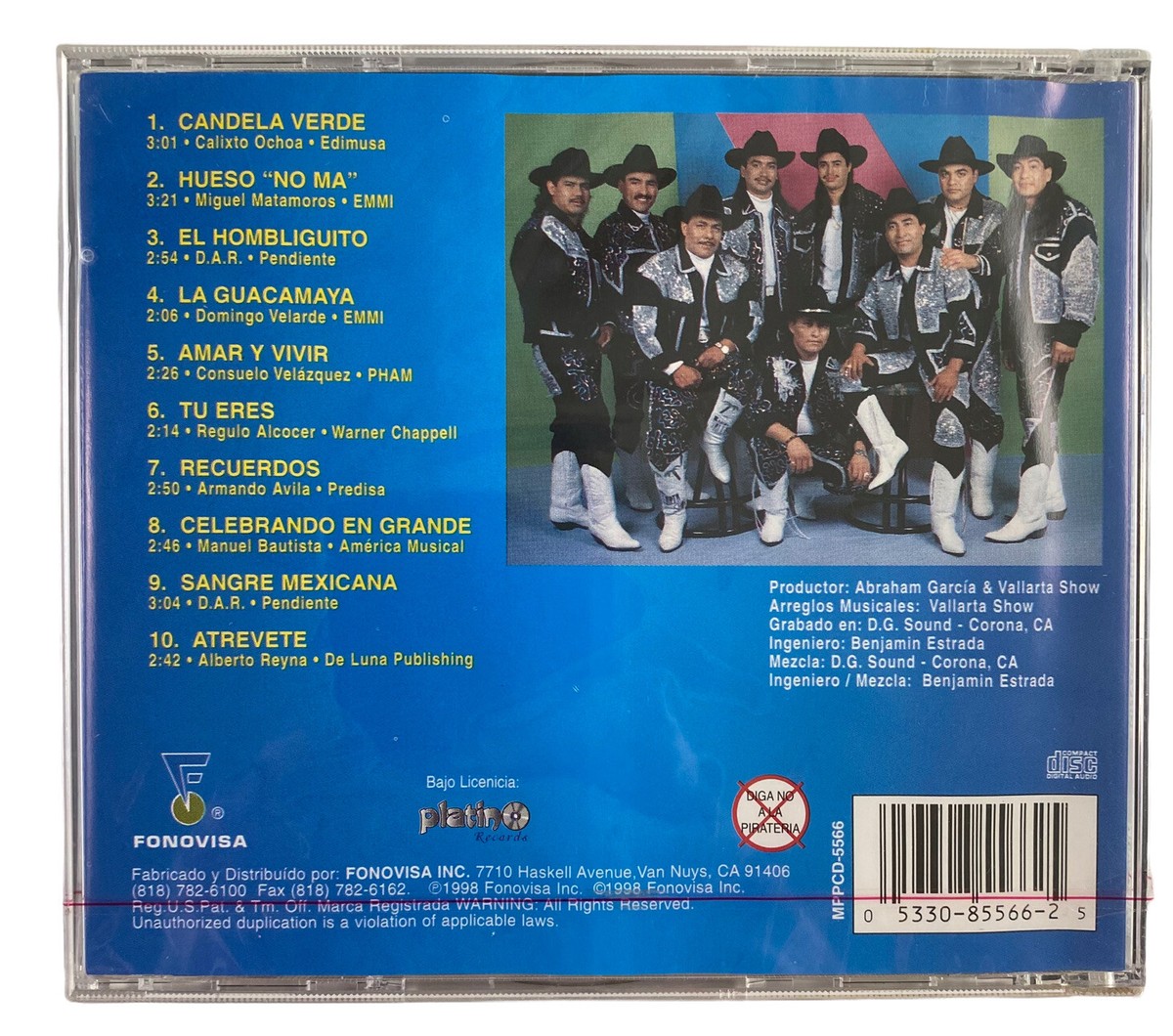 Banda Vallarta Show: Celebrando En Grande (CD, 1998) Spanish