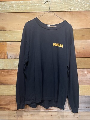 Pantera Cowboys From Hell Long Sleeved Shirt Circa 1996!! Single Stitch- Size XL