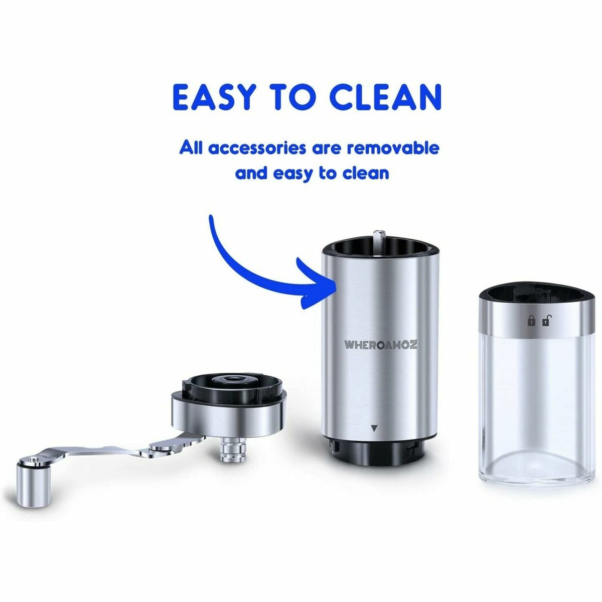 Wheroamoz manual coffee grinder deals