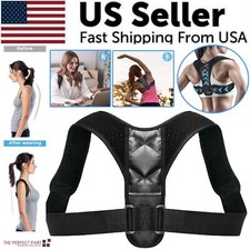 Posture Corrector Adjustable Back Brace Shoulder Support Clavicle Belt Men Women