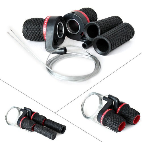 Mountain Bike Bicycle Speed Shifter Derailleur Handle Twist Grip Gear Shift Red - Picture 1 of 6