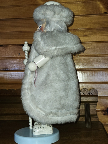 STEINBACh Schiaccianoci in Legno Babbo Natale Bianco 18” con Sacco Sacchetto Acquistato WDW - Foto 12 di 18