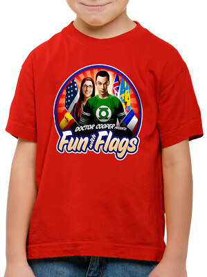 Fun wih Flags Kinder T-Shirt sheldon flagge fahne banner amy