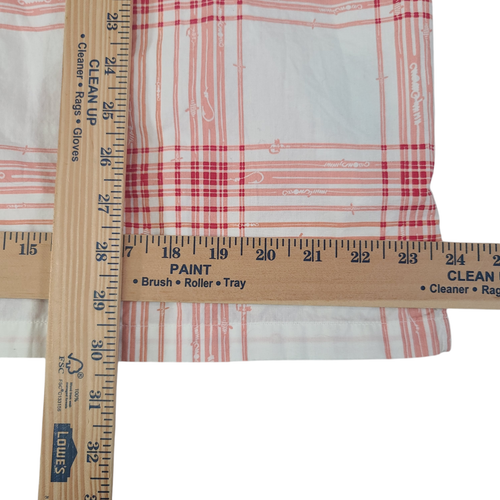 Camicia da Pesca Columbia PFG Uomo Grande Tema Pesce Rosso Ventilata Plaid Manica Corta - Foto 8 di 8