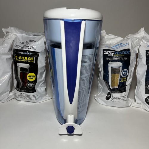 5 Zero Water ZR-006 Replacement Filters and Pitcher New - Picture 9 of 9