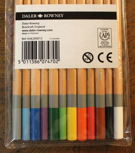 Simply Daler Rowney Coloured Art Pencil 12 Assorted Colours Triangular Easy Grip - Picture 6 of 8