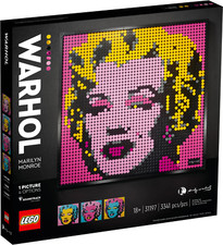 LEGO Art 31197 Andy Warhol's Marilyn Monroe New Factory Sealed