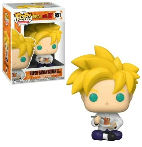 Dragon Ball Z Super Saiyan Gohan con fideos Funko Pop! Figura de vinilo #951