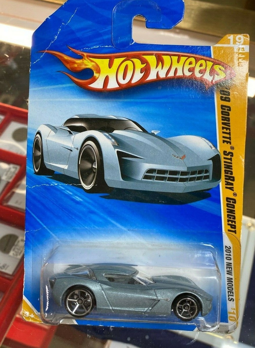 '09 Corvette Stingray Concept シルバー Amazon.com: Hot Wheels 2010-019 New Models SILVER '09
