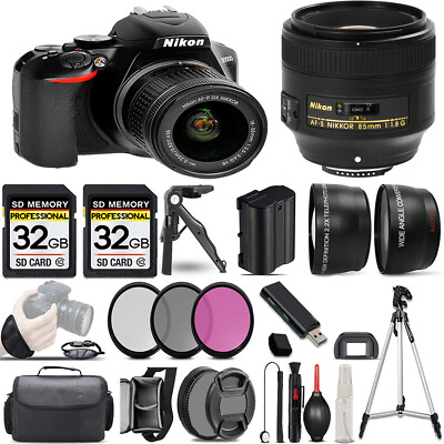 Nikon D3500 DSLR Camera with 18-55mm Lens 85mm