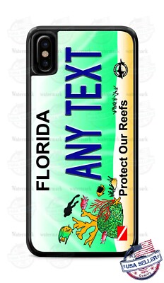 Vintage Florida State Protect Coral Reefs Phone Case For iPhone Samsung Google
