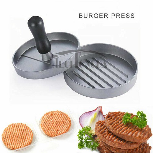 Non-Stick Stuffed Burger Press Hamburger Patty Molds Maker Tool Beef Sliders BBQ - Picture 7 of 9