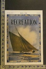 VELERO DEPORTIVO DE RECREACIÓN 1908 OCÉANO BARCA NÁUTICA BARCO DE COLECCIÓN CUBIERTA DE ARTE VD11