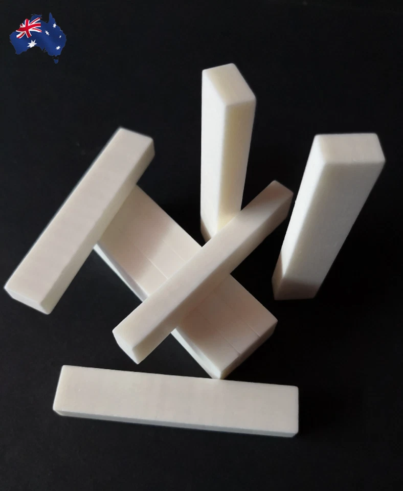 Acoustic Guitar bone saddle+Nut DIY different instrument saddle Blank material - image 4 of 4