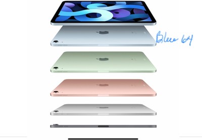 Apple iPad 4th generation, 64gb, exc. cond. , Blue.