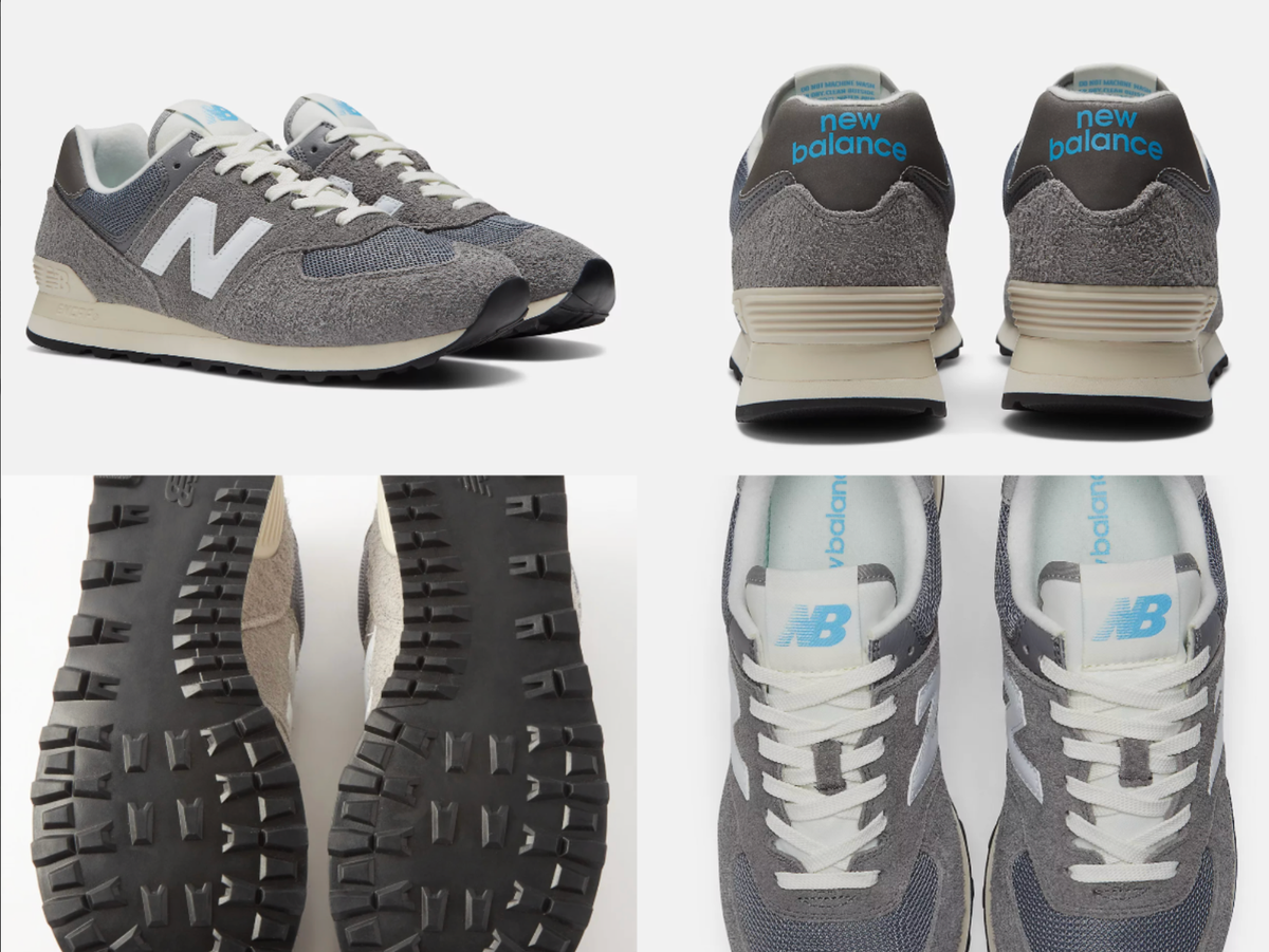 【NEW BALLANCE】 U574HSA (Heritage) New Balance Heritage U574 Suede Mesh Trainers Luxury