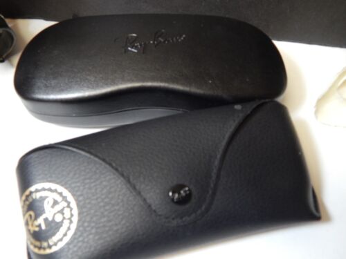 2 RAY-BAN Sunglasses CASES Hard & Soft CASE Empty Rayban B&L Vtg Wayfarer - Picture 2 of 5
