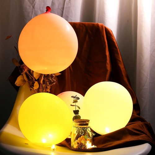 100x LED Ballonlichter Mini LED Luftballon Licht Leuchtkugeln Für Papierlaternen - Bild 11 von 12