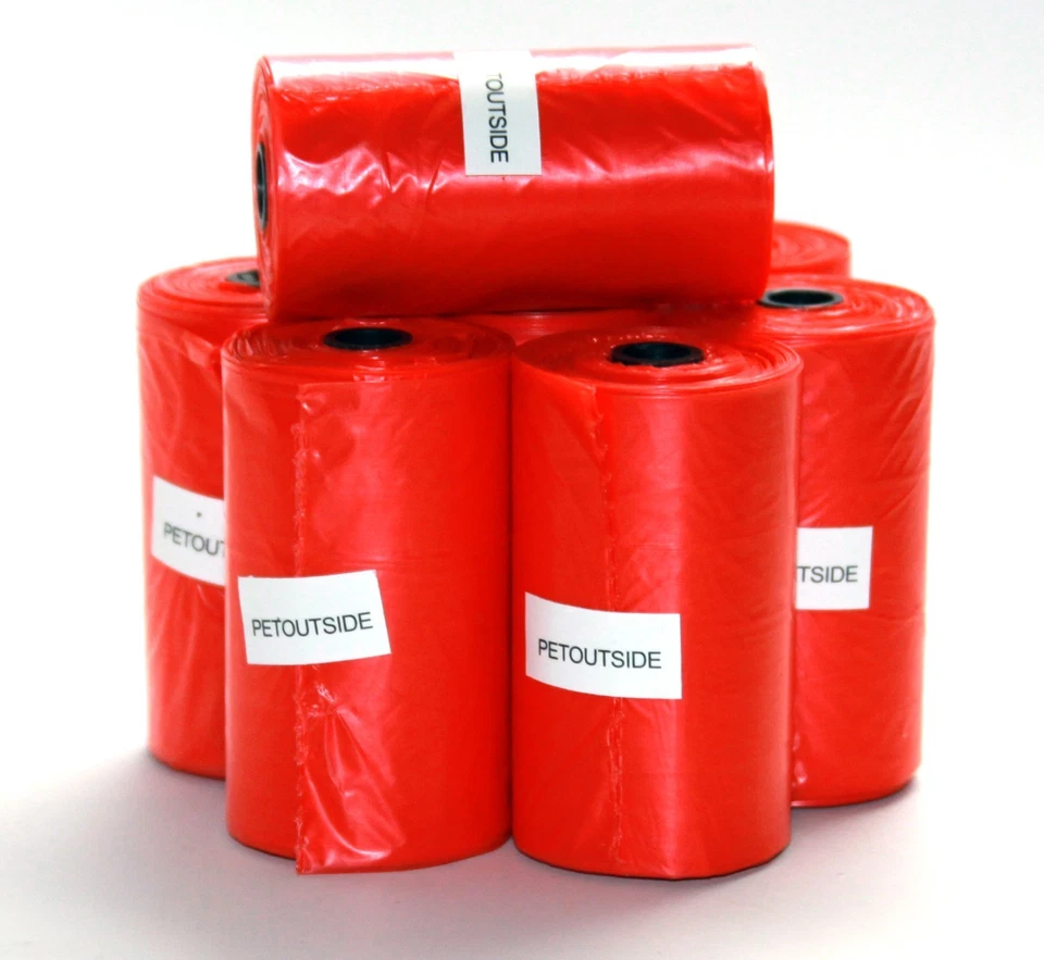 1020 DOG PET WASTE POOP BAGS PICK UP YOUR COLOR REFILL ROLLS With FREE DISPENSER - Image 4 of 4