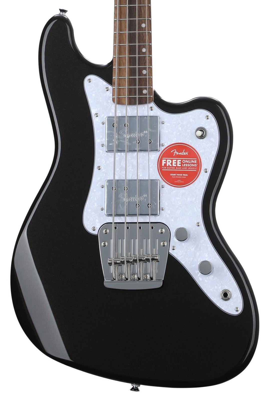 Squier Paranormal Rascal Bass HH - черный металлик