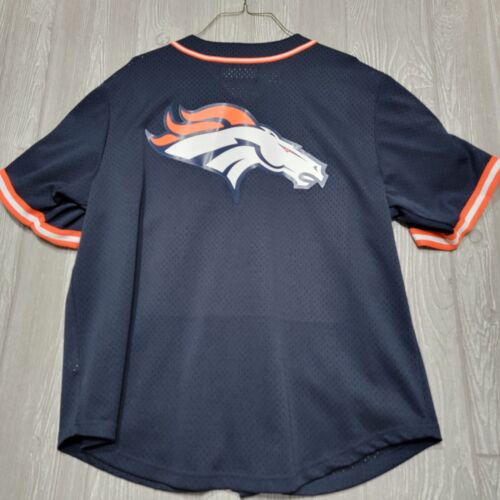 Pro Standard Denver Broncos NFL Baseball Trikot Football 2XL blau Superbowl 50 - Bild 10 von 15