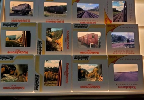 RAILROAD SLIDES Collection Lot 35MM Kodachromes Steam Train DRGW Fall DM&IR Stm - Picture 5 of 16