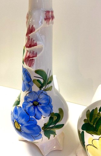 Atypique & Rare Paire de Oies en Porcelaine Blanche Émaillée Made in Italy 1970 - Picture 6 of 13