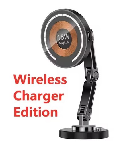 Wireless Car Charger Phone Fast Car Charing Air Vent Mount Station For Iphone - Foto 8 di 13