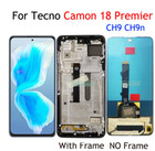 Amoled / TFT Black 6.7inch For Tecno Camon 18 Premier CH9 CH9n LCD Display Touch