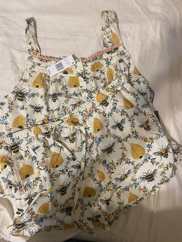 Print fresh Sweet Bee Shorts Set XL New With Tags - Picture 2 of 2