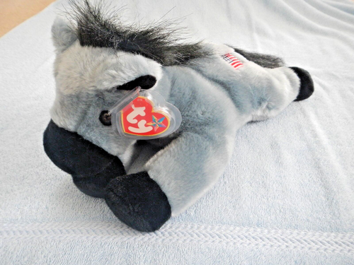 TY BEANIE BUDDY 14 inches - USA EXCLUSIVE - LEFTY DEMOCRATIC DONKEY - DEMOCRAT - Picture 5 of 11