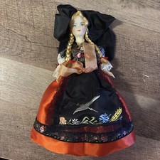 Vintage French Female Celluloid Dress Doll. 10