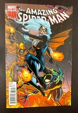 AMAZING SPIDER MAN #651 (Marvel Comics 2011) -- Ramos Black Cat Cover -- NM-