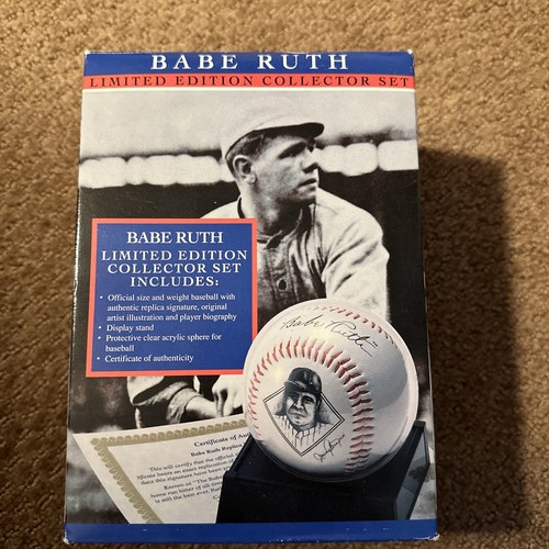 All Star Heroes Babe Ruth Limited Edition Baseball Collector Signature 1996. new