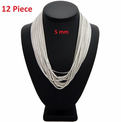 Miami Cuban link Chain 12 Piece 5mm 