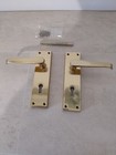 DOMUS. Victorian Brass Lever Lock Handles