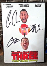 WRESTLING ROAD DIARIES Three DVD +Bonus DIsc SIGNED Colt Cabana~Grado~Kikutaro I