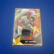 2025 Topps Series 1 Matt Chapman Stars of the MLB Black #06/10 RARE! Serial #