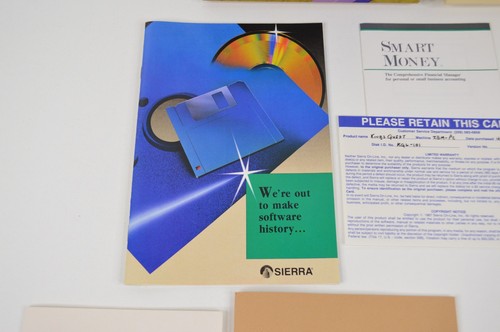 King's Quest I Quest for the Crown IBM MS-DOS PC Game - 3.5" & 5.25" Sierra CIB? - Picture 5 of 13