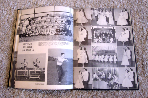 1956 THE PEDDIE SCHOOL YEARBOOK, THE OLD GOLD AND BLUE HIGHTSTOWN, NJ No Writing - Imagen 3 de 3