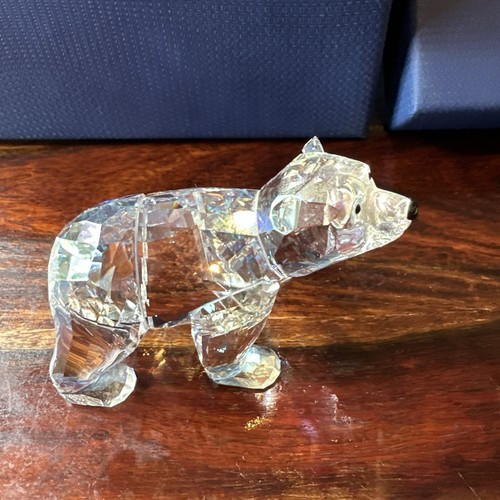 Swarovski SCS 1053154 2011 Polar Bear Siku unboxed and Boxed companion Cubs - Picture 8 of 21